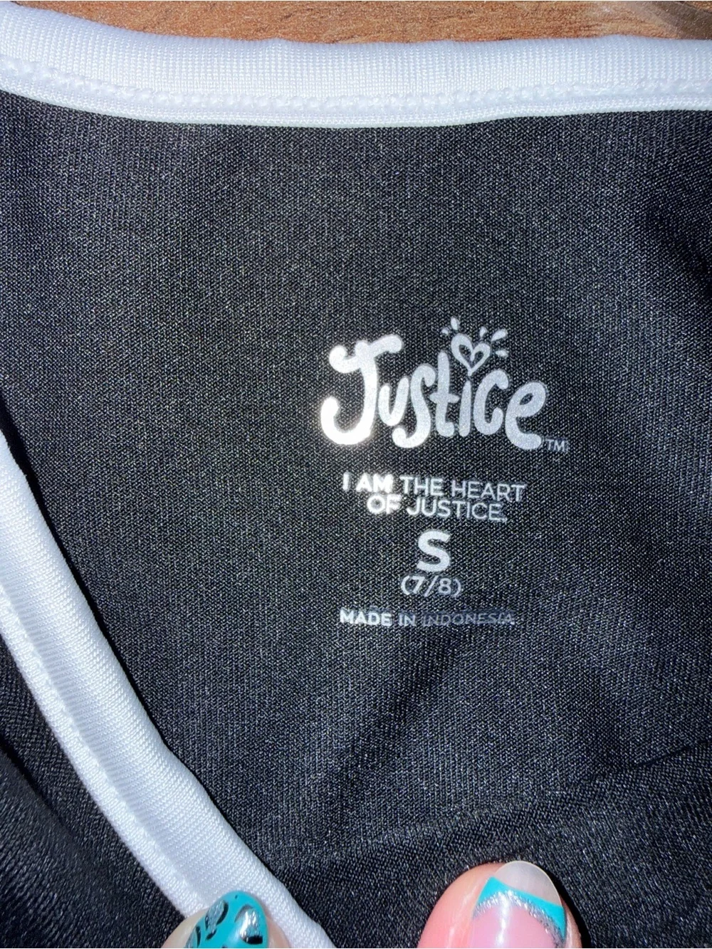 NWT Black Justice Sz Small (6-7) Girls Cap Sleeve Active Dress w/ shorts under